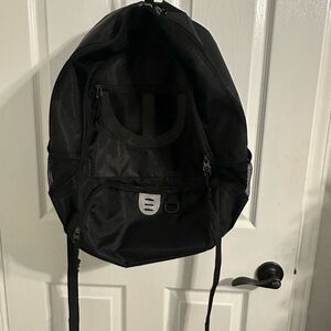 Black Backpack basketball/soccer bag